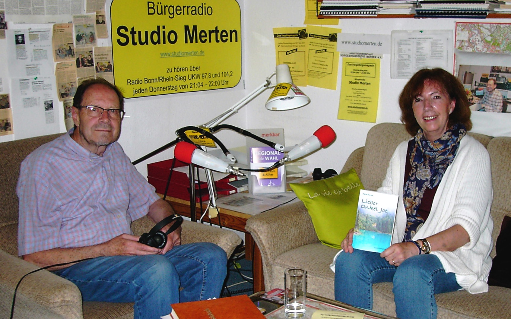 v. l.: Otto Ganser und Karin Büchel